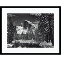Ansel Adams 'Half Dome, Winter - Yosemite, 1938' Framed Print