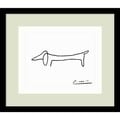 Pablo Picasso 'Le Chien (The Dog)' Framed Art Print