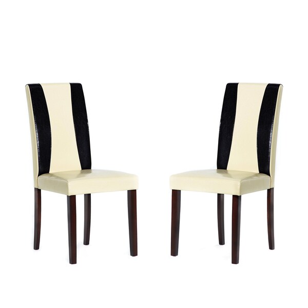 Savana Bi-cast Leather Chairs Set of 4
