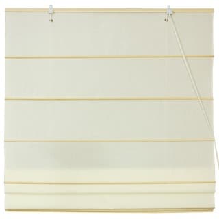 Chinese Artisan 24-inch-wide Easy-hang Cotton Roman Shades (China)