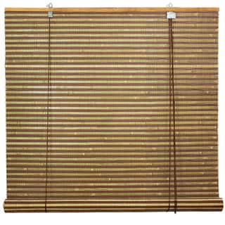 Burnt Bamboo 48-inch Roll-up Window Shade (China)