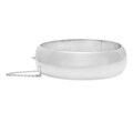 Sterling Essentials Silver 7-inch High Polish Bangle Bracelet (20 mm)