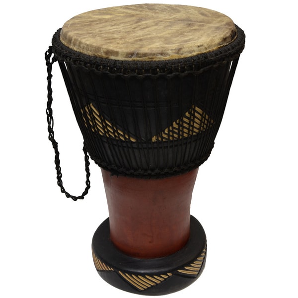 Handmade Tall Bongo Drum (Ghana) 11992585 Shopping