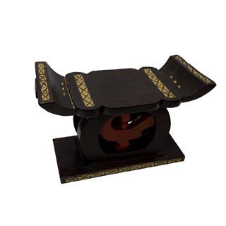 Handmade Ashanti 'Sankofa' Stool (Ghana)