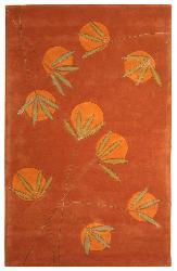 Great Prices Handmade Soho Summer Rust New Zealand Wool Rug (9'6 x 13'6)