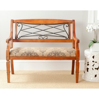 Gramercy Antique Brown Cherry Bench