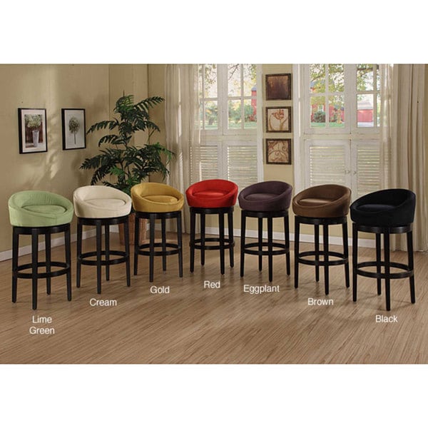 Igloo Swivel Microfiber Bar Stool Overstock Shopping Great Deals on