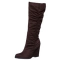 MIA Women's 'Biscuit' Tall Wedge Boots