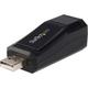 StarTech.com Compact Black USB 2.0 to 10/100 Mbps Ethernet Network Ad