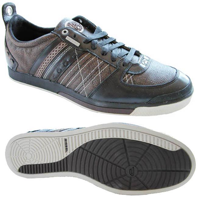 Diesel Leroy Mens Brown Leather/ Suede Shoes  