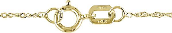 14k Yellow Gold FW Brown Pearl Necklace (8-9 mm)