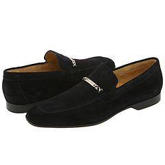 Donald J Pliner Pinot Navy Suede Loafers  