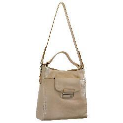 Calvin Klein Women's Stone Glazed Leather Tote