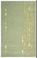 Handmade Soho Vines Mint Green New Zealand Wool Rug (5' x 8')