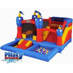 Blast Zone Misty Kingdom Bouncer Ball Pit/ Water Park
