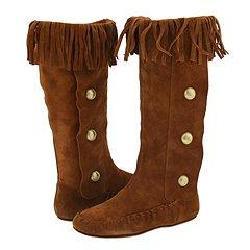 Steve Madden Frinngee Brown Suede Boots