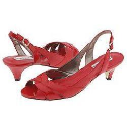 Steve Madden Devyn Red Leather Sandals