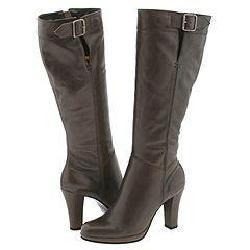 Steve Madden Devoted Grey Leather Boots