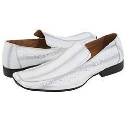 Steve Madden Terell White Leather Loafers