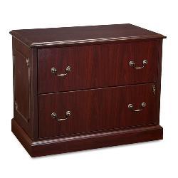 HON 94000 Series 2-drawer Mahogany Lateral File Cabinet