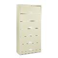 HON 600 Series 6-shelf Letter File Cabinet with Receding Doors