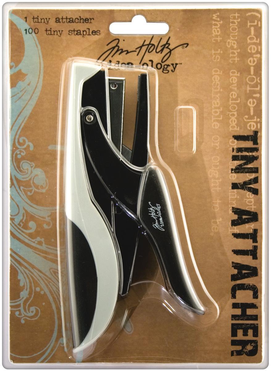Tim Holtz Idea-ology Tiny Attacher with 100 Tiny Staples