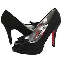 Promiscuous Sugary Black Sparkle Pumps/Heels