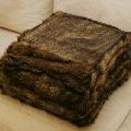 Coyote Faux Fur 58x60-inch Throw Blanket