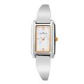 Anne Klein Women's Two-tone Rectangle Bangle Watch