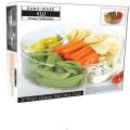 Euro Ware 3-comartment Glass Serving Dish