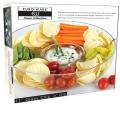 Euro Ware 11-inch Glass Chip and Dip Dish