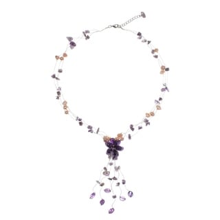 Amethyst and Pearl 'Fantasy' Necklace (Thailand)