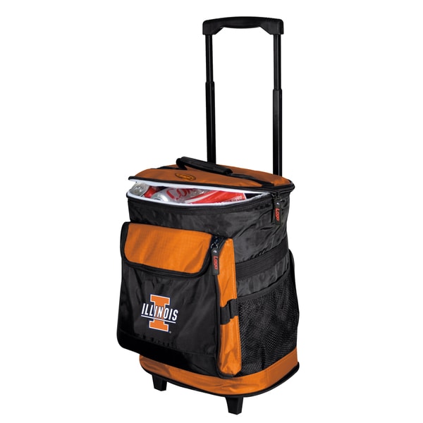 University of Illinois 'Fighting Illini' Insulated Rolling Cooler