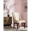 Soho Creme Leather Arm Chair