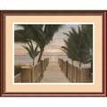 Diane Romanello 'Palm Promenade, 2004' Framed Art Print