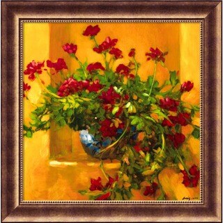 Philip Craig 'Ivy Geraniums' Framed Art Print