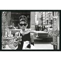 'Audrey Hepburn - Breakfast at Tiffany's' Framed Textured Art