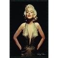 'Marilyn Monroe (Gold)' Framed Textured Art
