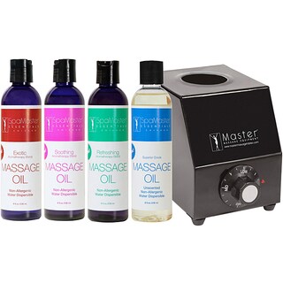 Master Massage SpaMaster Essentials Oil Warmer Kit
