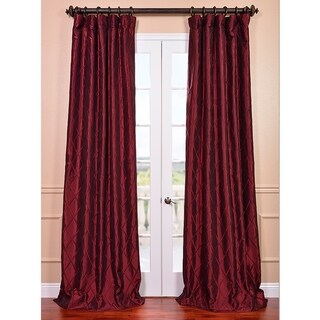 Exclusive Patterned Faux Silk 120-inch Curtain Panel