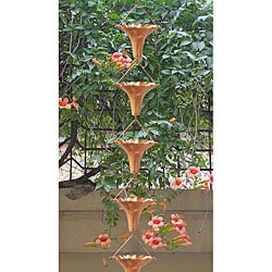 Huge Selection Angel Blossom Copper Rain Chain