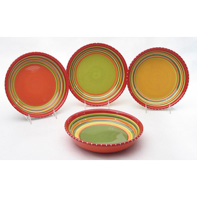 Certified International Hot Tamale Cereal Bowls (set Of 4)