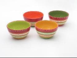 Certified International Hot Tamale Ice Cream Bowls (Set of 4)