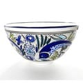 Aqua Fish 12-inch Deep Salad Bowl (Tunisia)