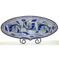 Aqua Fish Extra Large Oval Platter (Tunisia)
