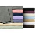Wrinkle-resistant 300 Thread Count Woven Stripe Cotton Sheet Set