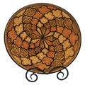 Honey Design 15-inch Round Platter (Tunisia)