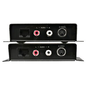 StarTech.com S-Video Video Extender over Cat 5 with Audio