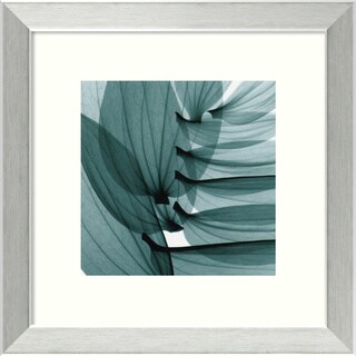 Steven N. Meyers 'Lily Leaves' Framed Art Print