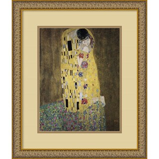 Gustav Klimt 'The Kiss' (Le Baiser / Il Baccio) Framed Art Print